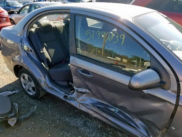 KL1TD56608B165953 - 2008 CHEVROLET AVEO BASE Boz foto 9