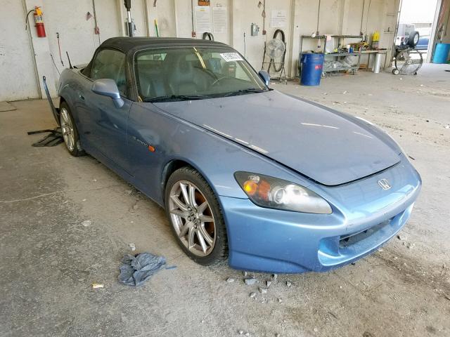 JHMAP21455S001605 - 2005 HONDA S2000 BLUE photo 1