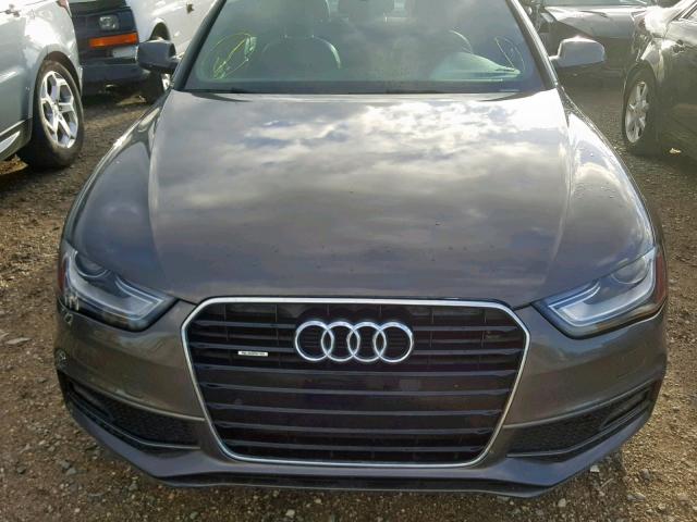 WAUFFAFL2FN021358 - 2015 AUDI A4 PREMIUM GRAY photo 9