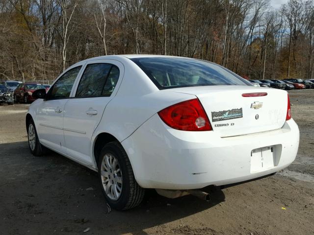 1G1AD5F52A7182035 - 2010 CHEVROLET COBALT 1LT WHITE photo 3