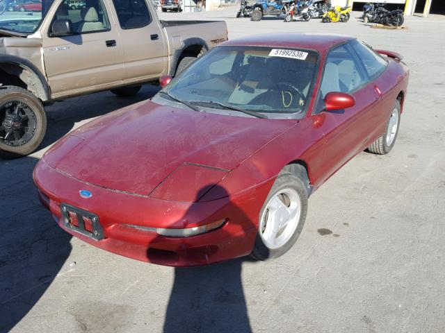 1ZVLT20A9V5138281 - 1997 FORD PROBE RED photo 2