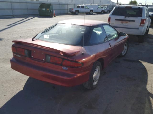 1ZVLT20A9V5138281 - 1997 FORD PROBE RED photo 4