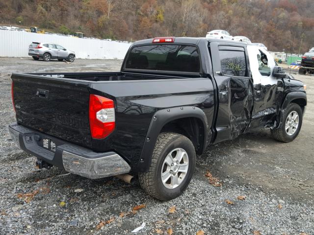 5TFDY5F15FX435376 - 2015 TOYOTA TUNDRA CRE BLACK photo 4