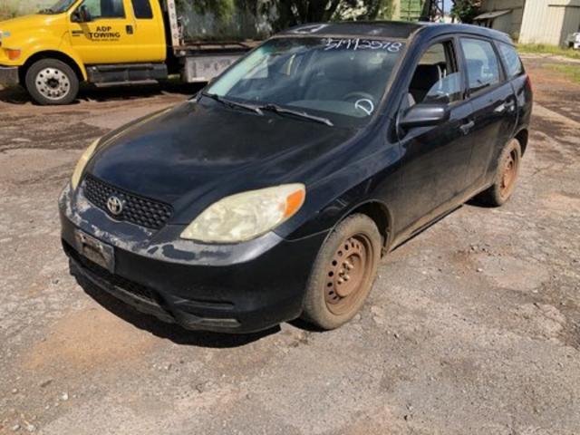 2T1KR32E13C051882 - 2003 TOYOTA MATRIX BLACK photo 2