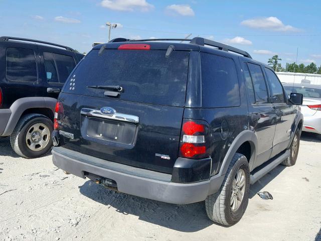 1FMEU63E96ZA28416 - 2006 FORD EXPLORER X BLACK photo 4