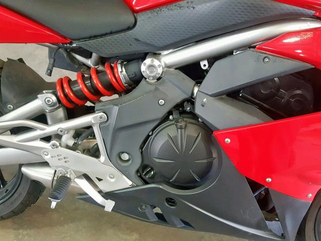 JKAEXEC199DA39398 - 2009 KAWASAKI EX650 C 红色 照片 7