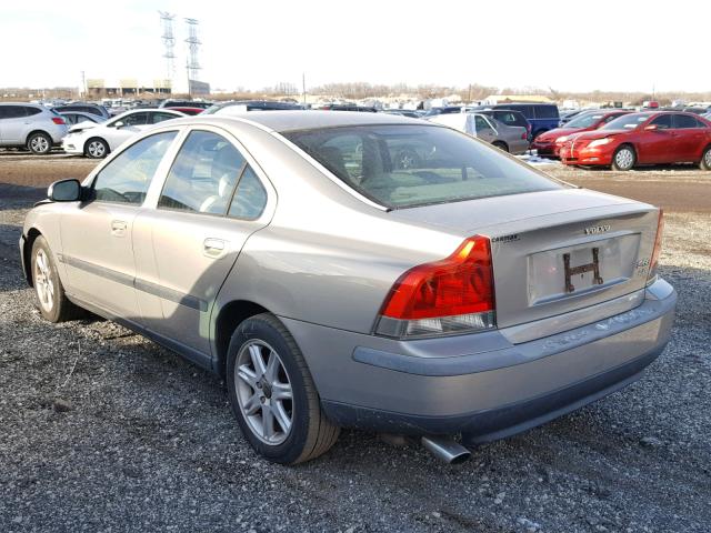 YV1RS58D022184458 - 2002 VOLVO S60 2.4T BEIGE photo 3