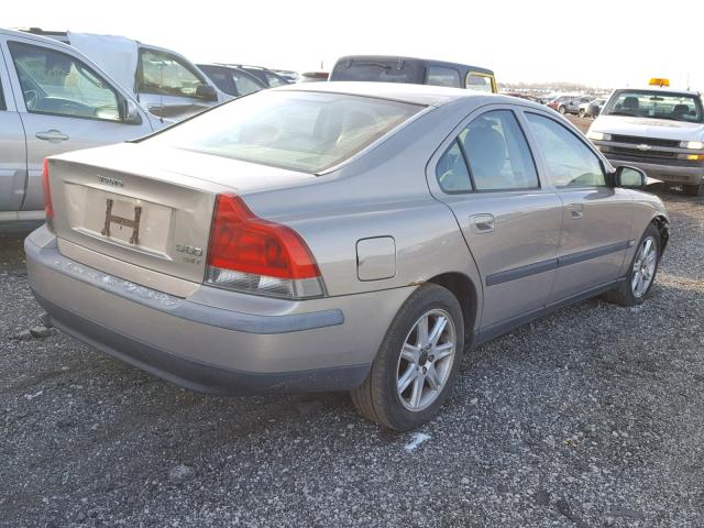 YV1RS58D022184458 - 2002 VOLVO S60 2.4T BEIGE photo 4