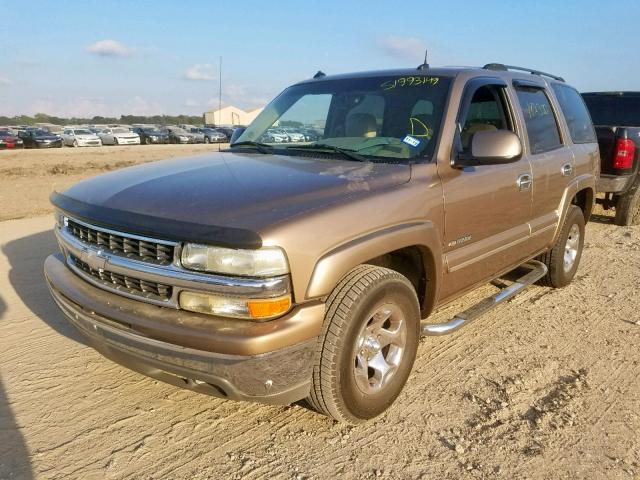 1GNEC13Z43R291820 - 2003 CHEVROLET TAHOE C150 BEIGE photo 2