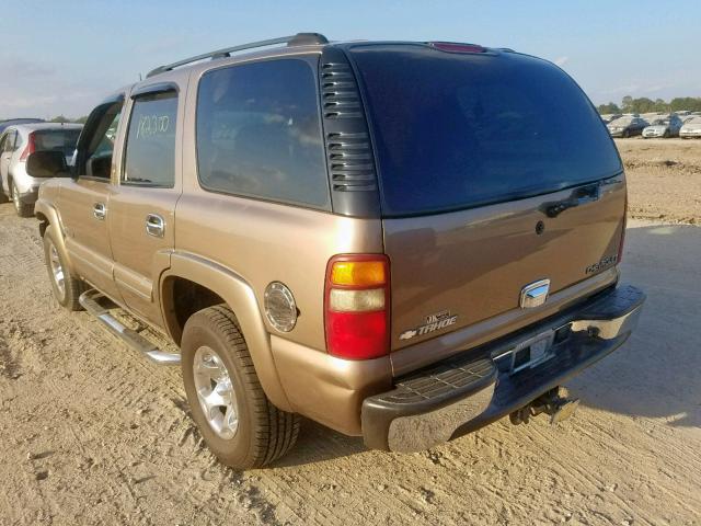 1GNEC13Z43R291820 - 2003 CHEVROLET TAHOE C150 BEIGE photo 3