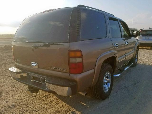 1GNEC13Z43R291820 - 2003 CHEVROLET TAHOE C150 BEIGE photo 4