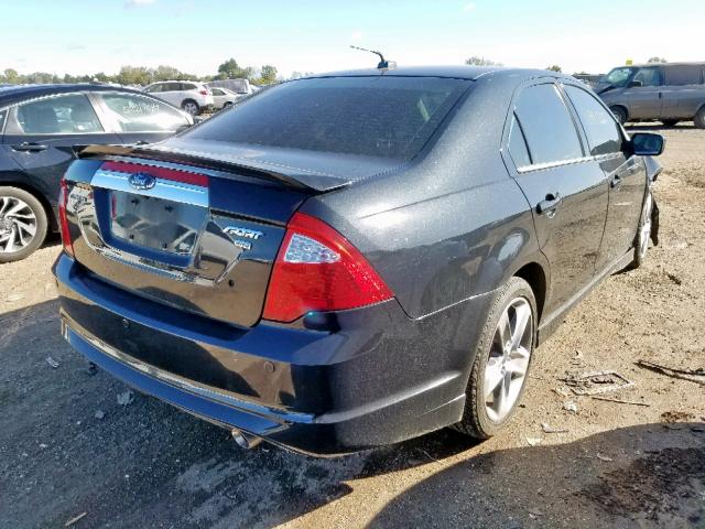 3FAHP0DC6AR150138 - 2010 FORD FUSION SPO BLACK photo 4