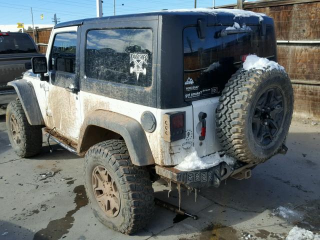 1C4AJWAG7EL148250 - 2014 JEEP WRANGLER S WHITE photo 3