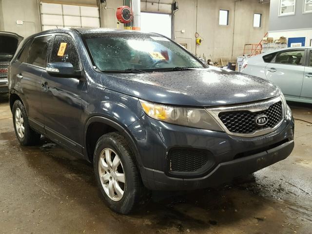 5XYKT3A10BG110407 - 2011 KIA SORENTO BA BLUE photo 1