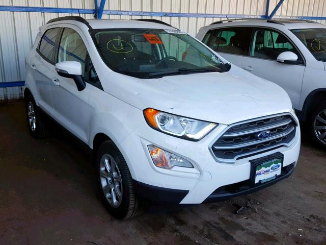 MAJ3P1TEXJC194967 - 2018 FORD ECOSPORT S WHITE photo 1