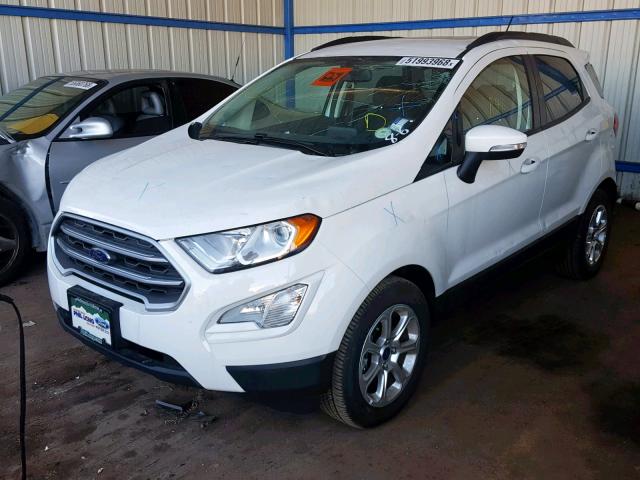 MAJ3P1TEXJC194967 - 2018 FORD ECOSPORT S WHITE photo 2