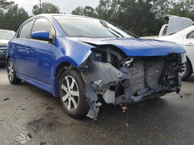 3N1AB6AP6CL770596 - 2012 NISSAN SENTRA 2.0 BLUE photo 1