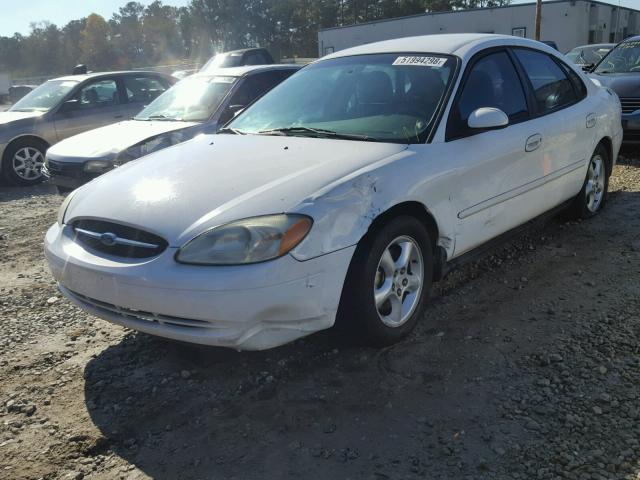 1FAFP55U71A235897 - 2001 FORD TAURUS SES WHITE photo 2