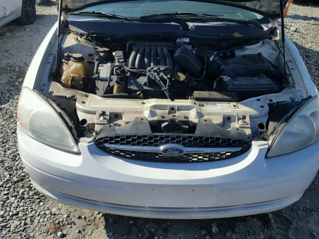 1FAFP55U71A235897 - 2001 FORD TAURUS SES WHITE photo 7