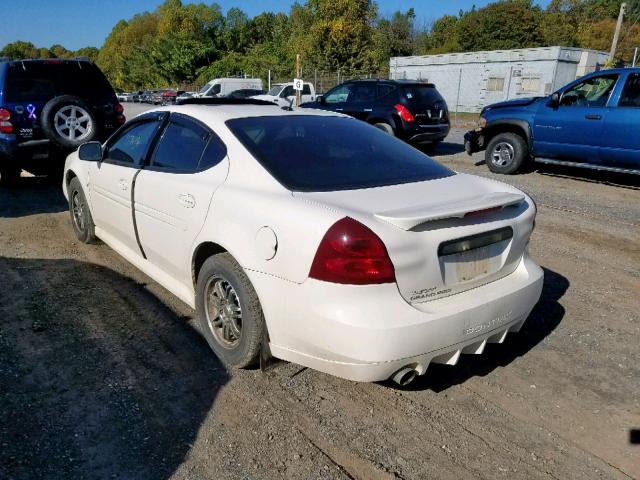 2G2WP552171212082 - 2007 PONTIAC GRAND PRIX WHITE photo 3