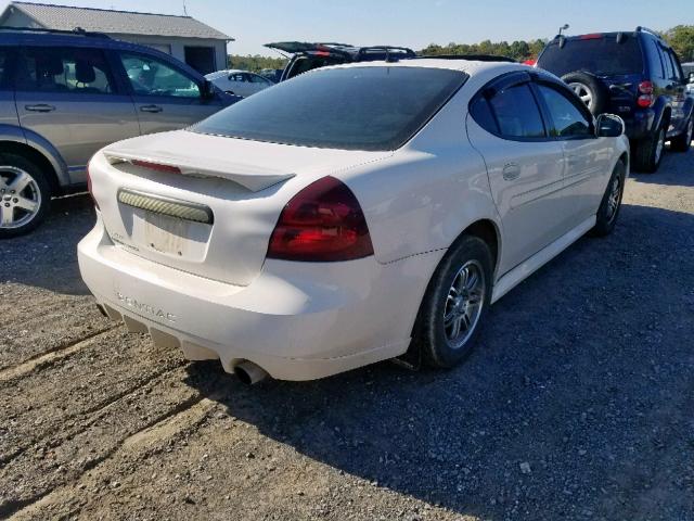 2G2WP552171212082 - 2007 PONTIAC GRAND PRIX WHITE photo 4