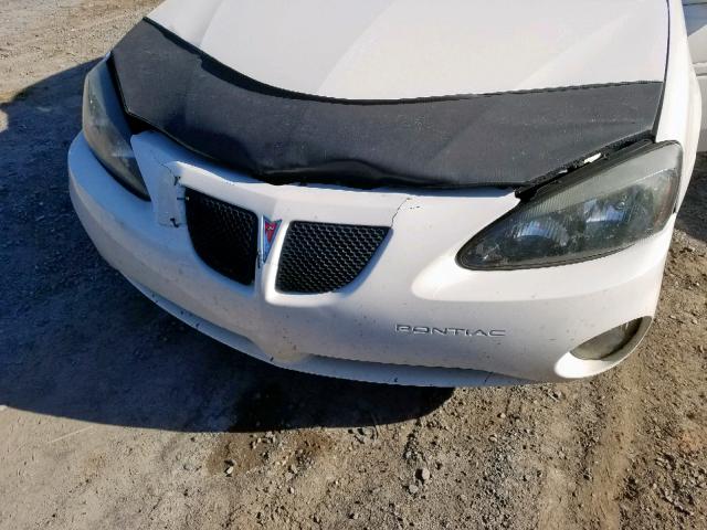 2G2WP552171212082 - 2007 PONTIAC GRAND PRIX WHITE photo 9