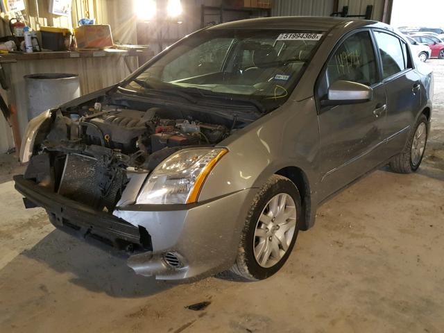 3N1AB6AP1CL747033 - 2012 NISSAN SENTRA 2.0 SILVER photo 2