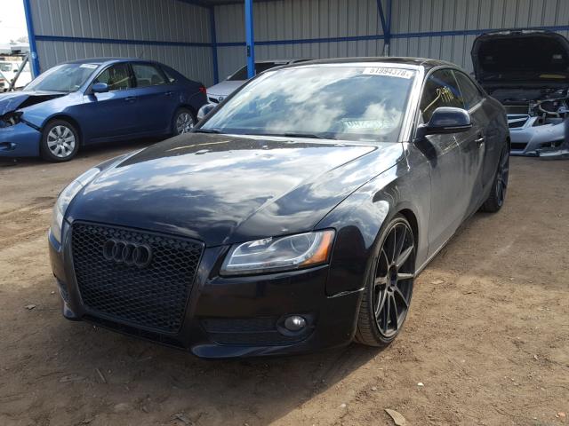 WAUDK78T99A025860 - 2009 AUDI A5 QUATTRO BLACK photo 2