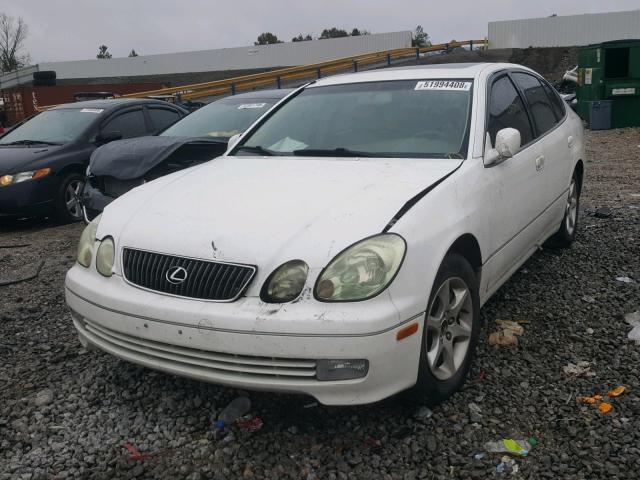 JT8BD69S420151929 - 2002 LEXUS GS 300 WHITE photo 2