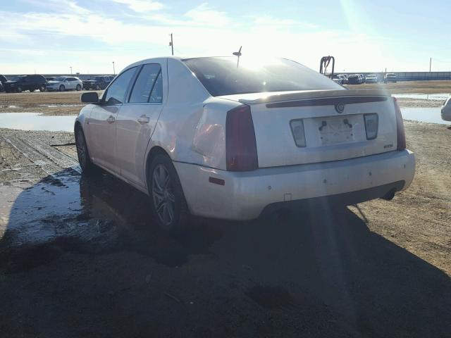 1G6DW677650225300 - 2005 CADILLAC STS WHITE photo 3
