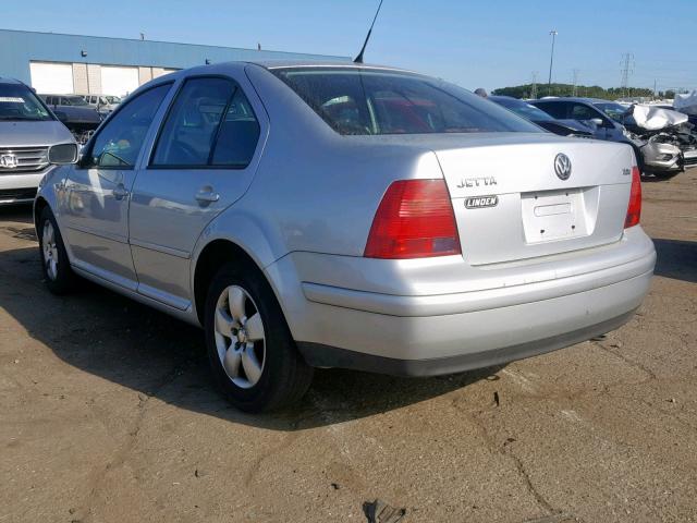 3VWSP69M53M057788 - 2003 VOLKSWAGEN JETTA GLS SILVER photo 3