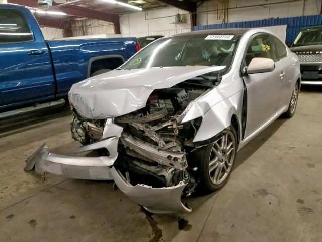 JTKDE167370155688 - 2007 TOYOTA SCION TC ვერცხლისფერი ფოტო 2