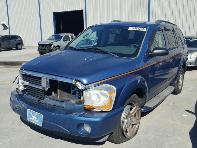 1D4HD48N36F160574 - 2006 DODGE DURANGO SL BLUE photo 2