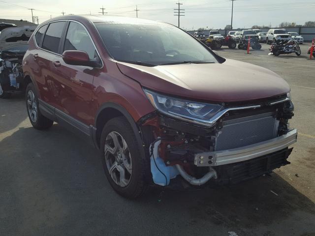 2HKRW2H86JH651679 - 2018 HONDA CR-V EXL RED photo 1