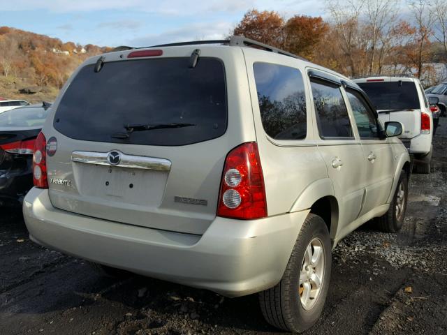 4F2YZ94146KM00012 - 2006 MAZDA TRIBUTE S GOLD photo 4