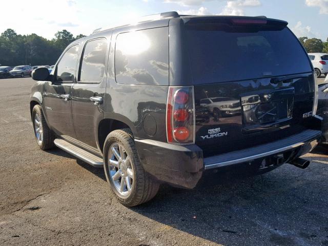 1GKFK63897J369313 - 2007 GMC YUKON DENA BLACK photo 3