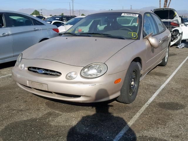 1FAFP52U4WG110283 - 1998 FORD TAURUS LX TAN photo 2