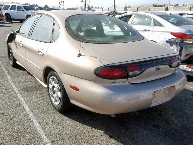 1FAFP52U4WG110283 - 1998 FORD TAURUS LX TAN photo 3