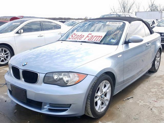 WBAUL73588VJ74757 - 2008 BMW 128 I BLUE photo 2