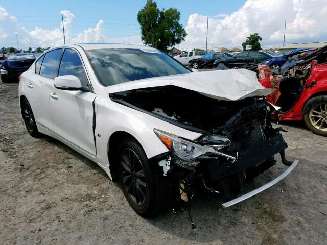 JN1BV7AP4EM675366 - 2014 INFINITI Q50 BASE WHITE photo 1