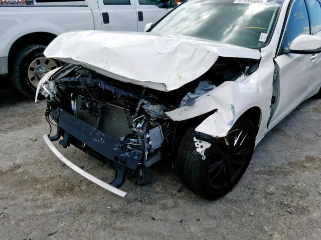 JN1BV7AP4EM675366 - 2014 INFINITI Q50 BASE WHITE photo 9