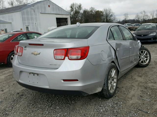 1G11C5SLXEF105383 - 2014 CHEVROLET MALIBU 1LT SILVER photo 4