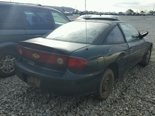 1G1JF12F447119587 - 2004 CHEVROLET CAVALIER L GREEN photo 4