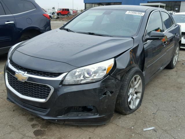 1G11C5SL8FF114259 - 2015 CHEVROLET MALIBU 1LT ნაცრისფერი ფოტო 2