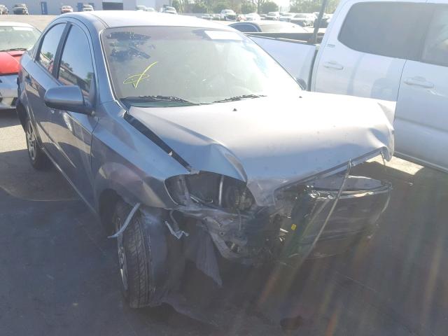 KL1TD5DE4AB081523 - 2010 CHEVROLET AVEO LS BLUE photo 1