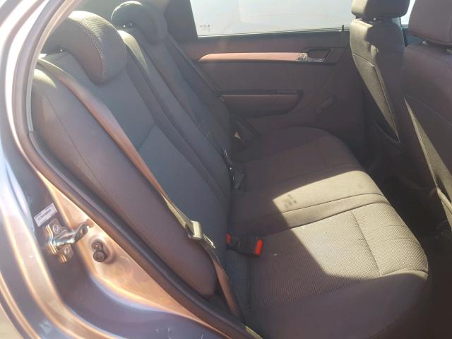 KL1TD5DE4AB081523 - 2010 CHEVROLET AVEO LS BLUE photo 6