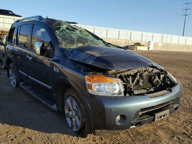 5N1BA0ND8EN612034 - 2014 NISSAN ARMADA SV BLUE photo 1