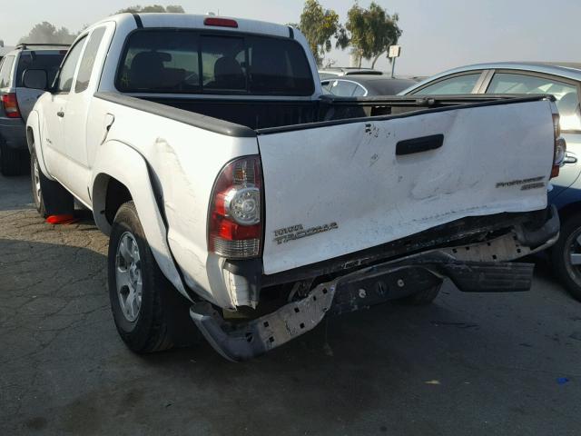 5TETX4GN0AZ691713 - 2010 TOYOTA TACOMA PRE WHITE photo 3