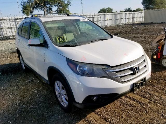 5J6RM3H54CL037000 - 2012 HONDA CR-V EX WHITE photo 1