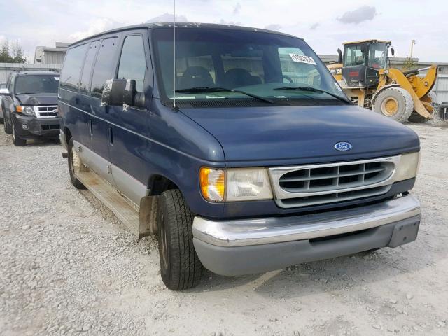 1FMEE11L6VHA19744 - 1997 FORD ECONOLINE BLUE photo 1